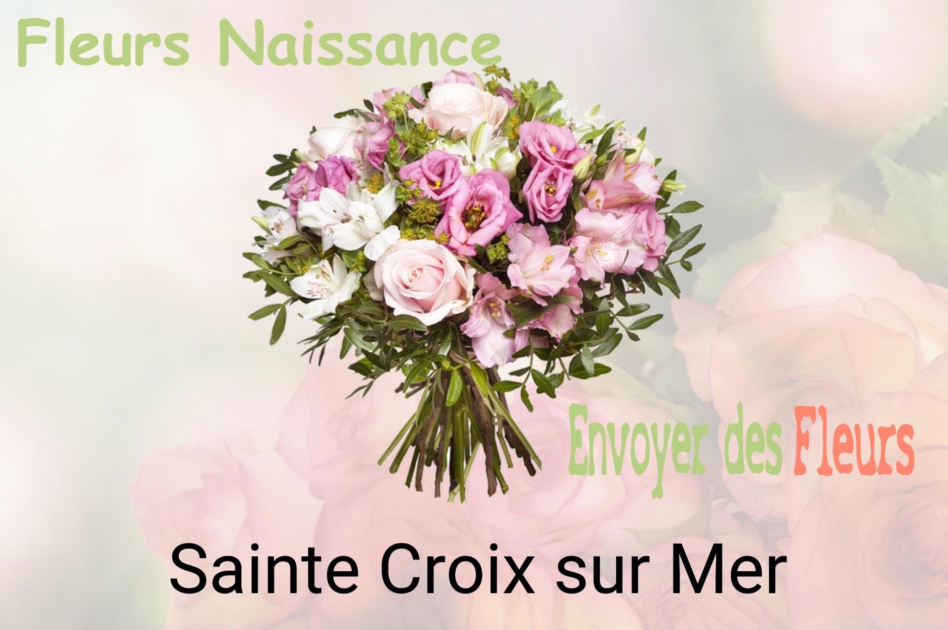 Bouquet de fleurs de naissance livré à Sainte-Croix-sur-Mer